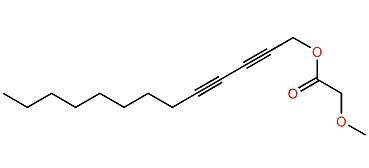 Trideca-2,4-diynyl methoxyacetate